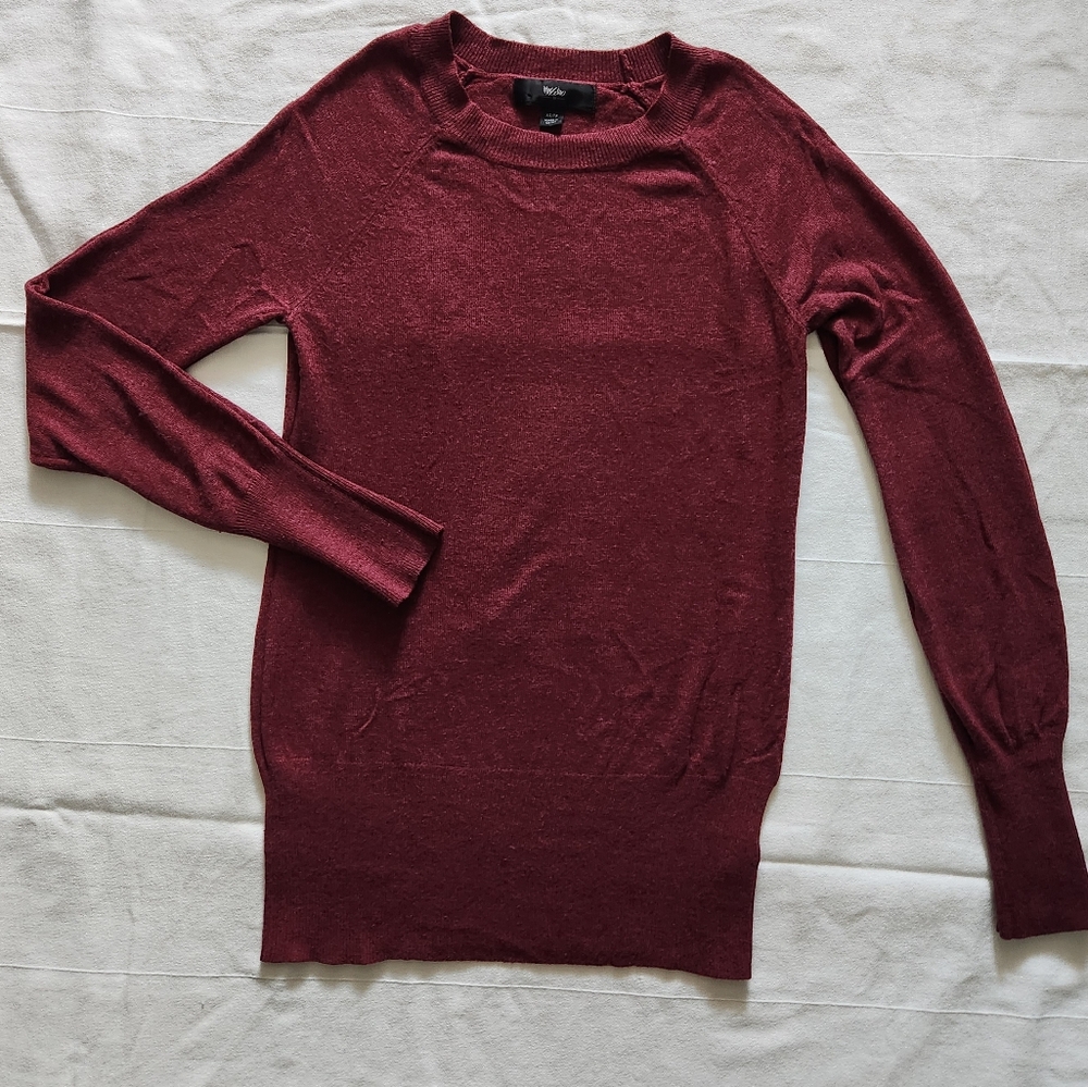 Burgundy Sweater